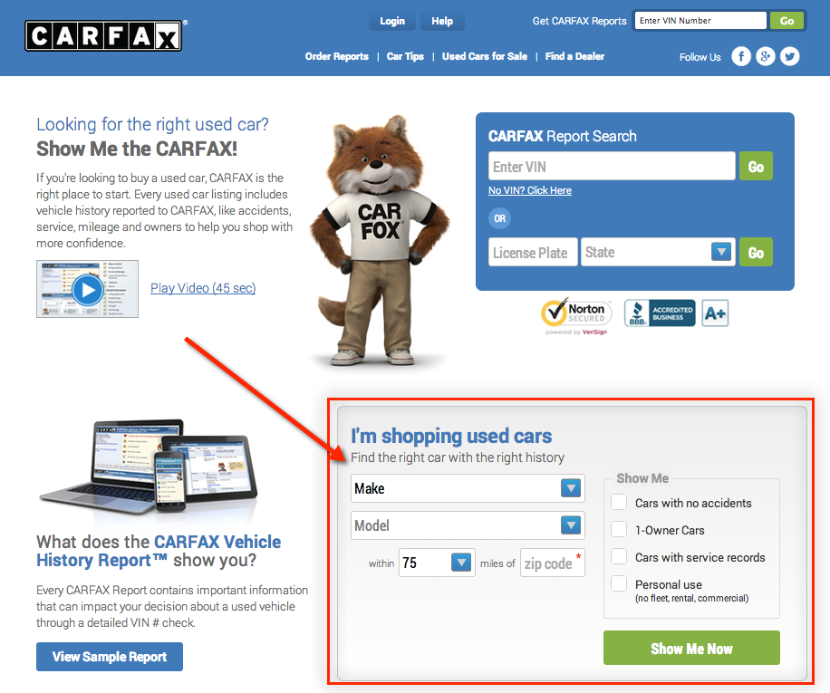 Carfax Introduces &quot;New&quot; Used Car Listing Website - DealerRefresh