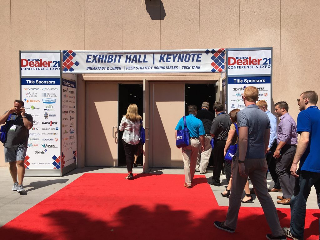 Entering Digital Dealer 21 Exhibit Hall