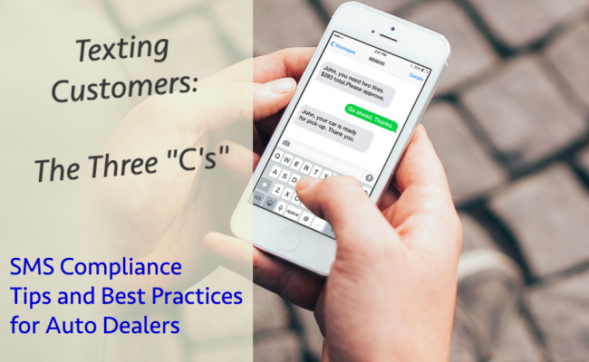 Texting Customers: The Three "C's"