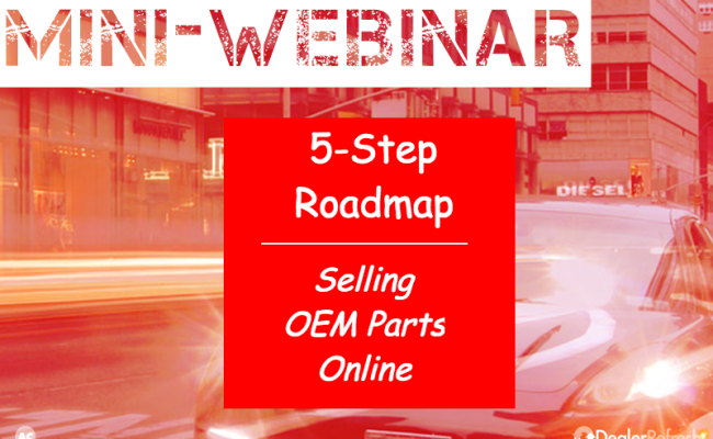 Selling OEM Parts Online at Dealership