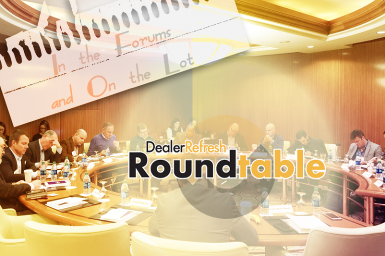 DealerRefresh Roundtable - In the Forums and on the Lot